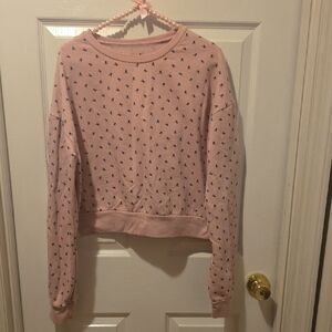 PLAYBOY Pink Top with Black Logo